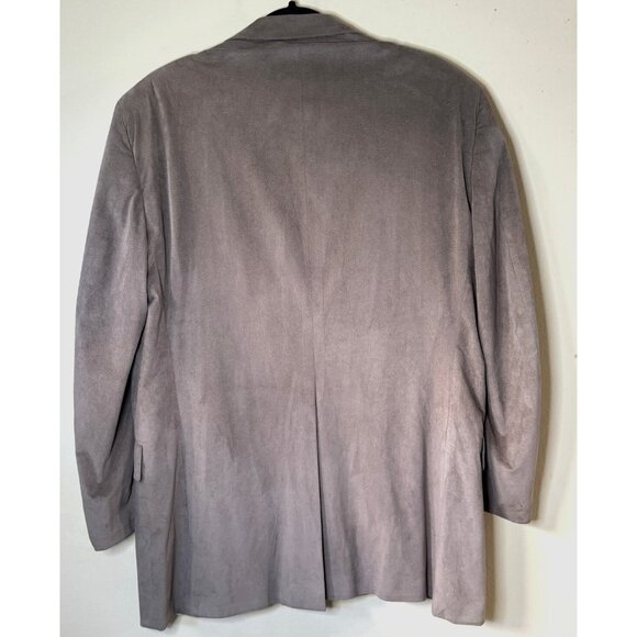 VTG Orvis Mens Suede Leather Blazer Jacket 42L Light Brown 90s Western Ranch USA - Picture 2 of 15